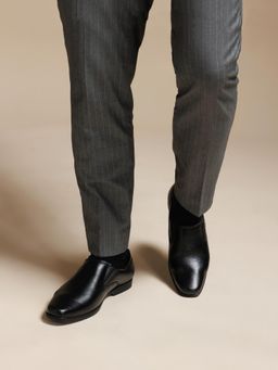 Zoom Shoes - Mens Slip On Loafers And Moccasins - Black