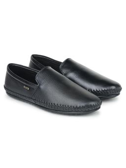 Zoom Shoes - Mens Slip On Loafers And Moccasins - Black