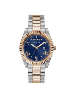 Guess - Men Blue Round Dial Analogue Watch- GW0265G12