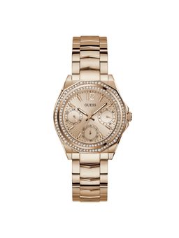 Guess - Women Rose Gold Round Dial Analogue Watch- GW0685L3