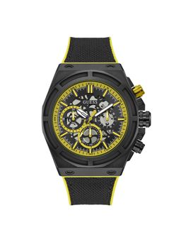 Guess - Men Black Round Dial Analogue Watch- GW0713G2