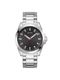 Guess - Men Black Round Dial Analogue Watch- GW0718G1