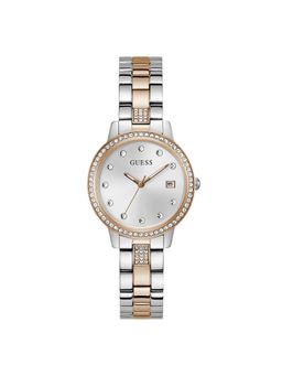 Guess - Women Silver Round Dial Analogue Watch- GW0725L2