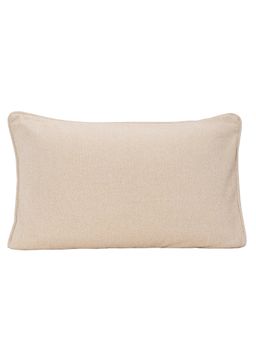 Maspar - Colorart Charlotte Polyester Beige Yarn Dyed Texture Standard Pillow Case Set Of 2