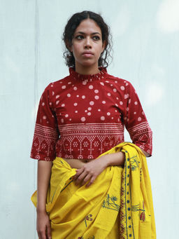 Chidiyaa - Cherry Cotton Blouse Fmtm