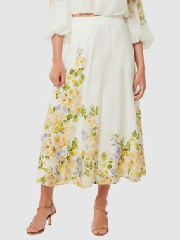 Forever New - Gardenia Printed Midi Multi-Color Skirt