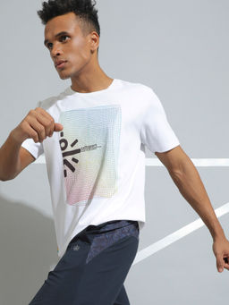 CULT - Pixel Graphic Active T-Shirt - White