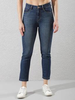 CRIMSOUNE CLUB - Blue Women's Slim Jeans