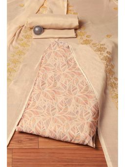 Biba - Women Blended Fabric Beige Suit (Set of 3)