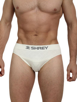 Shrey - Athletic Supporter Navy Off White Brief
