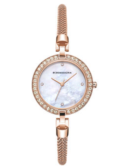 BCBGMAXAZRIA - MAXAZRIA Quartz Crystals MOP Round Dial Women's Watch - BG50666003