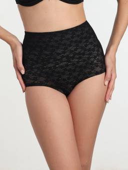 Wacoal - Black Self Design Spandex Skinny Shapewear