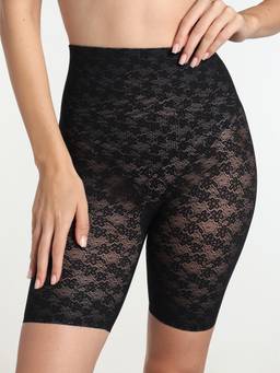 Wacoal - Black Self Design Spandex Skinny Shapewear