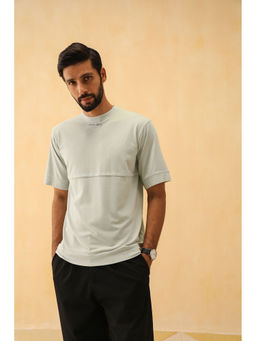 PRIMAL GRAY - Ice Blue Cotton Modal Layered T-Shirt