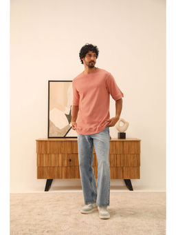 PRIMAL GRAY - Coral Organic Cotton Ribbed Tee