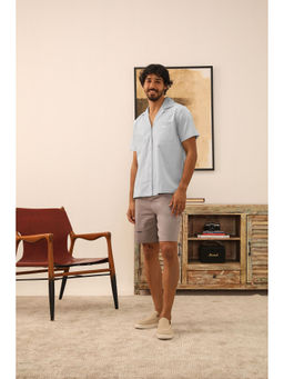 PRIMAL GRAY - Blue Organic Cotton Laid Back Shirt