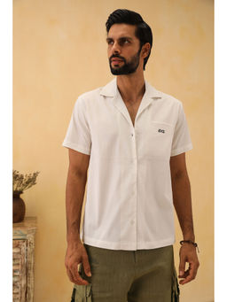 PRIMAL GRAY - White Organic Cotton Laid Back Shirt