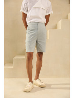 PRIMAL GRAY - Ice Blue Cotton Classic Oversize Shorts