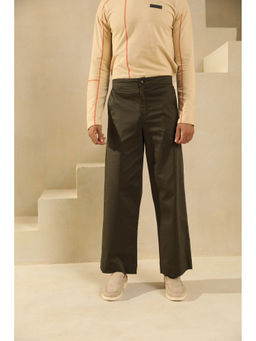 PRIMAL GRAY - Olive Cotton Baggy Straight Trouser