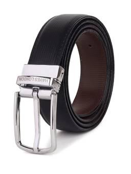 HAYES LONDON - Men’s Reversible PU Leather Belt