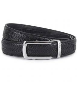 HAYES LONDON - Men's Genuine Leather Auto-Lock Belt