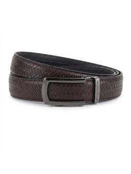 HAYES LONDON - Men's Genuine Leather Auto-Lock Belt