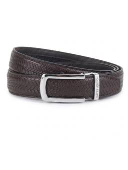 HAYES LONDON - Men's Genuine Leather Auto-Lock Belt