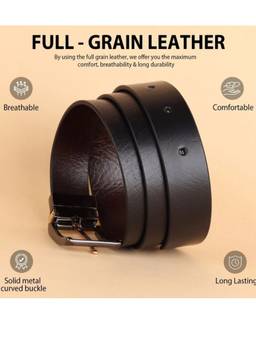 HAYES LONDON - Men's Genuine Leather Reversible Belt