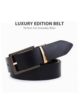 HAYES LONDON - Men’s Genuine Leather Reversible Belt