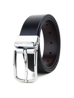 HAYES LONDON - Men's Genuine Leather Reversible Belt