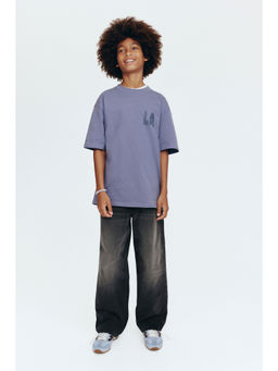H&M - Boys Black Baggy Fit Jeans