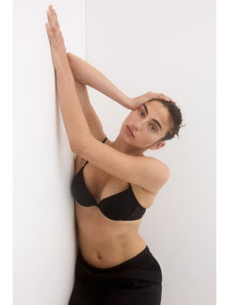 H&M - Women Black 2-Pack Microfibre Super Push-Up Bras