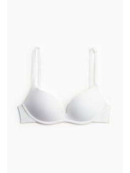 H&M - Women White Non-Wired Microfibre Push-Up Bra