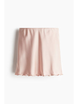 H&M - Women Orange Satin Slip Skirt