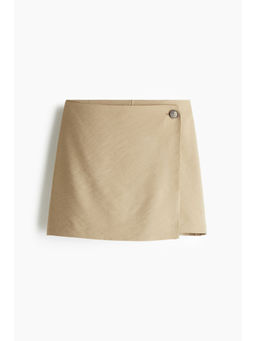 H&M - Women Beige Wrap Skort
