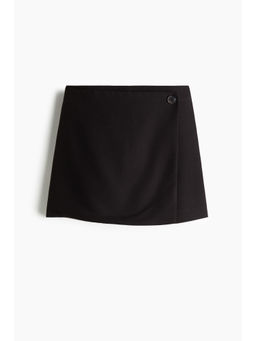 H&M - Women Black Wrap Skort