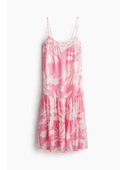 H&M - Women Pink Tie-Strap Maxi Dress