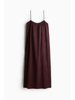 H&M - Women Red Crinkled Strappy Dress