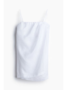 H&M - Women White Linen Bandeau Dress