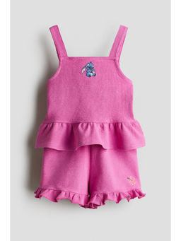 H&M - Girls Pink 2-Piece Sweatshirt Set