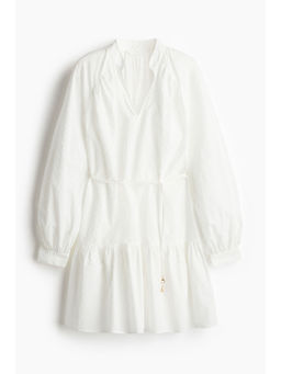 H&M - Women White Plumeti Dress