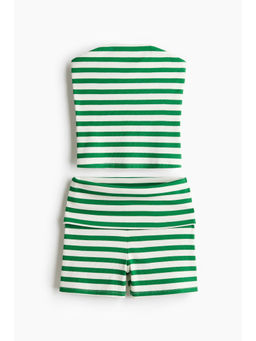 H&M - Women 2-Piece Tube Top And Shorts Set