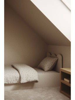 H&M - Beige Muslin Duvet Cover Set
