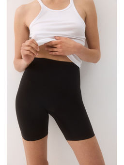 H&M - Women Black Firm Shape Push-Up Biker Brief