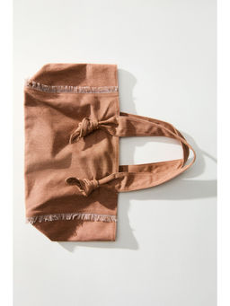 H&M - Women Beige Knot-Detail Tote Bag