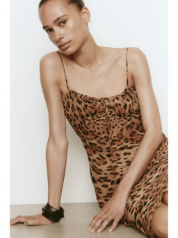 H&M - Women Brown Strappy Dress