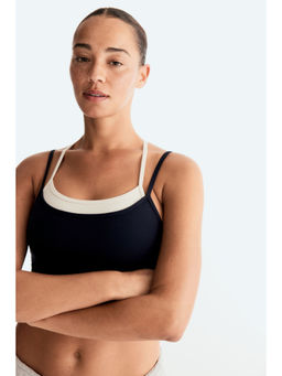 H&M - Women Blue Sports Bra With Softmove