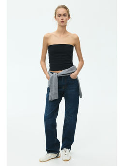 H&M - Women Black Cotton Tube Top