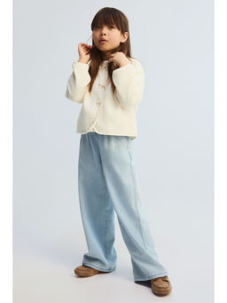 H&M - Girls Blue Denim Joggers