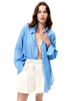 H&M - Women White Belted Tailored Shorts